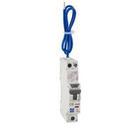 Lewden Rcbo Compact Single Pole 1 Module C Curve 6A 6Ka 30Ma Type A Rcbo