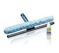 Lewi Combi Window Wiper & Squeegee Professional Set 2-in-1 - Wiper Width 55 cm | Wiper in 4 Sizes 25, 35, 45, 55 | Includes Sample Professional Glass Cleaner / Window Cleaner | Window Squeegee (55 cm)