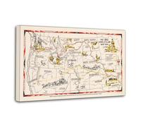 LEWIS AND CLARK Expedition Map Missouri Poster Decorative Painting Canvas Wall Posters And Art Picture Print Modern Family Bedroom Decor Posters 08x12inch(20x30cm)