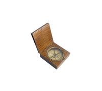 Lewis and Clark Expedition Nautical Compass - Handmade Wooden and Brass Authentic Compass - USA History Gift - Nautical Décor for Men & Women, Anniversary