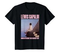 Lewis Capaldi Album Photo T-Shirt, Youth, Black, Medium