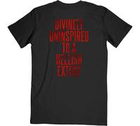 Lewis Capaldi Divinely Uninspired T-Shirt in Black | Size: Medium Lewis Capaldi Black M