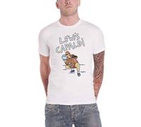 Lewis Capaldi Snow Leopard T-Shirt in White | Size: Small Lewis Capaldi White S