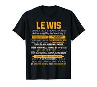 LEWIS completely unexplainable FRONT PRINT T-Shirt