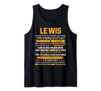 Lewis Completely unexplainable Front Print Tank Top