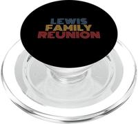 Lewis Family Reunion Retro Name Matching Vacation PopSockets PopGrip for MagSafe
