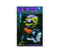 Lewis Hamilton 9 Canvas Poster Wall Art Decor Print Picture Paintings for Living Room Bedroom Decoration Unframe-style 12x18inch(30x45cm)