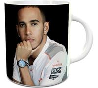 Lewis Hamilton Mug Ceramic Mug with Quote from Lewis and Championship Dates on The Mug 11oz Ceramic Mug