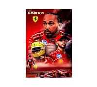 Lewis Hamilton Poster Canvas Poster Wall Art Decor Print Picture Paintings for Living Room Bedroom Decoration Unframe-style 20x30inch(50x75cm)