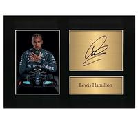 Lewis Hamilton Signed Printed A4 Autograph Mercedes Formula 1 Presentation Display F1 Signed Photo Reproduction Print Picture Display No135