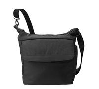 Lewis N. Clark Anti Theft Crossbody Bag RFID Blocking Travel Shoulder Bag Locking Zippers & Slash Resistant Lining 10x11x4, Black, S