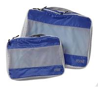 Lewis N. Clark Electrolight Packing Cube, Medium, Bright Blue, Combo (1 Med, 1 Lrg)