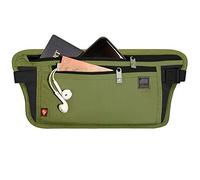 Lewis N. Clark RFID Blocking Money Belt Travel Pouch Waist Stash + Credit Card, Id, Passport Holder for Women & Men, Olive, One Size, Slim