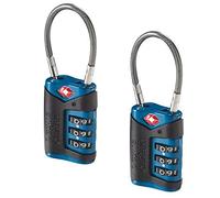 Lewis N Clarks Travel Sentry Piston Key Lock Gepäckschloss, Blau