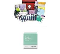 LEWIS- PLAST First Aid Kit 92 Piece + Saline Eye Wash Pods Box of 25