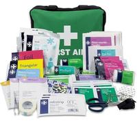 Lewis-Plast First Aid Kit Bag - 160 Piece Survival Kits - Safety Essentials for Travel Car Home Camping Work Hiking Holiday - Pack Supplies - Medium