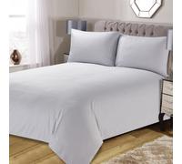 Lewis's Cassandra Dotty Waffle Duvet Set - Silver - King | TJ Hughes