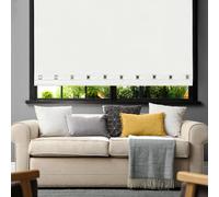 Lewis's Colorado Eyelet Roller Blinds - White - 60x165 cm | TJ Hughes