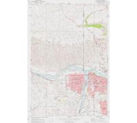 Lewiston Idaho Map Journal: Vintage Map Notebook