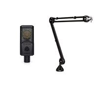 Lewitt LCT 440 PURE XLR condenser microphone for voice, singing, instrument recording, and streaming & RØDE PSA1 Professional Studio Arm