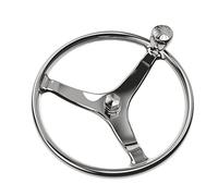 Lewmar 15.5" Powerboat Steering Wheel with PowerGrip Control Knob and 1/2" Nut