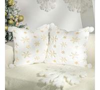 Lewondr Printed Cushion Cover, Square Cotton Linen Breathable Throw Pillow Case, Colorful Sham Pillow Cushion Decorative for Home Bed Sofa Couch 18" x 18" - Colorful Tree