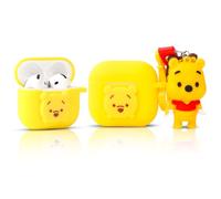 LEWOTE Compatible with Apple Airpods 4 Case Protective Funny Cute Cartoon Cover with Doll Keychain (Winnie)