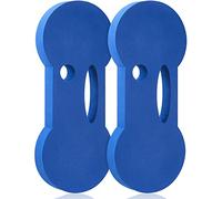 Lewtemi 2 Packs Water Exercise Discs Hand Held Water Weight Exercise Equipment Pool Exercise Equipment for Adults Water Aerobics Resistance Training, Blue