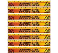 Lewtemi 2 Pcs Dart Board Throw Line Floor Sticker PVC Toe Line Marker for Dart Players Game Accessories, 23 x 3.15 Inch
