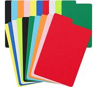 Lewtemi Comic Book Dividers - Multicolor Frosted Card Separators with Tabs for Storage Boxes, 10 Assorted Colors, 7.25 x 11.25 Inch (20 Pcs)