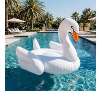 Lewtemi Goose Inflatable Pool Float Giant Inflatable Swan Pool Floats Beach Goose Luxury Float Summer Pools Parties Entertainment Poolside Summer Lounging Fun