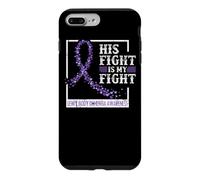 Lewy Body Dementia Awareness Purple Ribbon His Fight Case for iPhone 7 Plus/8 Plus