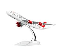 LEX ES Diecast Plane Model 1:400 scale Virgin Boeing 747 Airplane Model for Decoration or Ages 14+ Gift