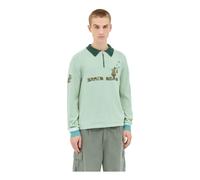 Lex Half-Zip Sweatshirt - male - Brain Dead - Sweatshirts - Green - S - Sweatshirts & Hoodies S