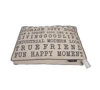 Lex & Max BOXBED TEXT URBAN 90X65 SAND