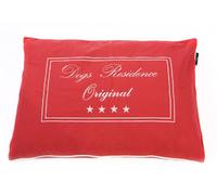 Lex & Max PETFAB Dogs Residence Cover for Bench Dog Cushion Filling 100 x 70 cm Red