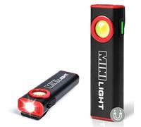 lexall Flashlight, 1200 Lumens Mini Magnetic Flat EDC Flashlight with Clip, 1200mAh Rechargeable Portable Ultra-Light Bright Waterproof Pocket Light for Working, Camping, Repairing, Emergencies