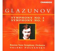 lexander Konstantinovich Glazunov - Glazunov: Symphonies Nos 4 and 5 [CD]