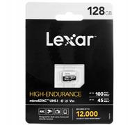 Lexar 128GB Microsdxc High-Endurance Uhs-I U3 10 R100/W45 (V30)