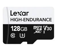 Lexar High Durability UHS-I Class 10 4K MicroSDHC Card Max Read 100MB/s Security Camera for Security Cameras Home Support 128GB