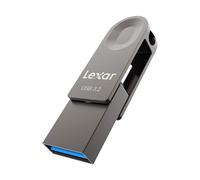 Lexar 128GB USB Flash Drive (USB Type-C & USB Type-A), 2 in 1 USB 3.0 Stick Read