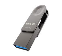 Lexar 128GB USB Flash Drive (USB Type-C & USB Type-A), 2 in 1 USB 3.0 Stick Read Speed Up to 100MB/s, JumpDrive Supports OTG, Memory Stick for PC, La