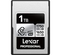 Lexar 1TB Professional CFexpress Type A Silver 4.0 Memory Card, for Photographers, Videographers, Up to max 1750/1650 MB/s, 8K Video (LCAEXS4001T-RNENU)