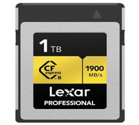 Lexar 1TB Professional CFexpress Type B Memory Card GOLD Series Up To 1900MBs Read Raw 8K Video Recording Supports PCIe 30