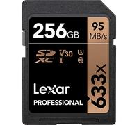 256GB Lexar Professional 633x UHS-I Class 10 SD Card