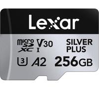 Lexar 256GB micro SDXC Silver Plus UHS-1 V30 R205/W100MB/s + SD Adapter