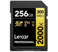 Lexar SDHC Professional UHS-II 2000x 256GB V90