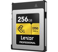 Lexar Professional 256GB CFexpress Type B Memory Card Gold Series, Up to 1750MB/s Read, Raw 8K Video Recording, Supports PCIe 3.0 and NVMe (LCXEXPR256G-RNENG)