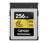 Lexar 256GB Professional (3600MB/Sec) CFexpress Type B Gold 4.0 Series Memory Card