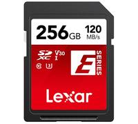 Lexar 256GB SD Card, SDXC Memory Card Up to 120MB/s Reading, Up to 45MB/s Write, UHS-I, U3, V30, C10, Full-HD and 4K UHD (LSDESXX256G-BNNNG)